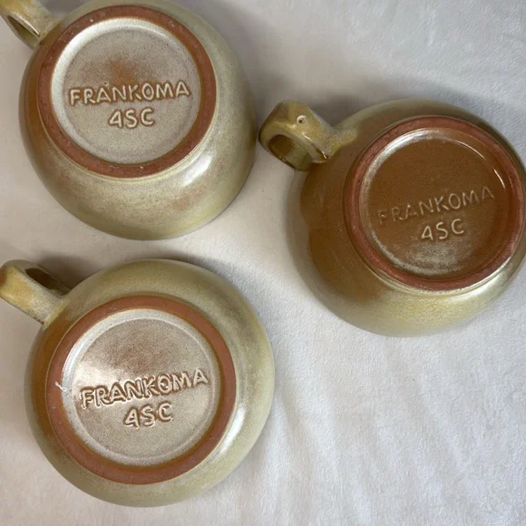 Frankoma Mugs set of 3